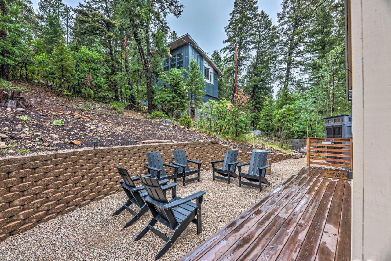 On The Rocks - A Modern Home With Decks And Views Cloudcroft Kültér fotó